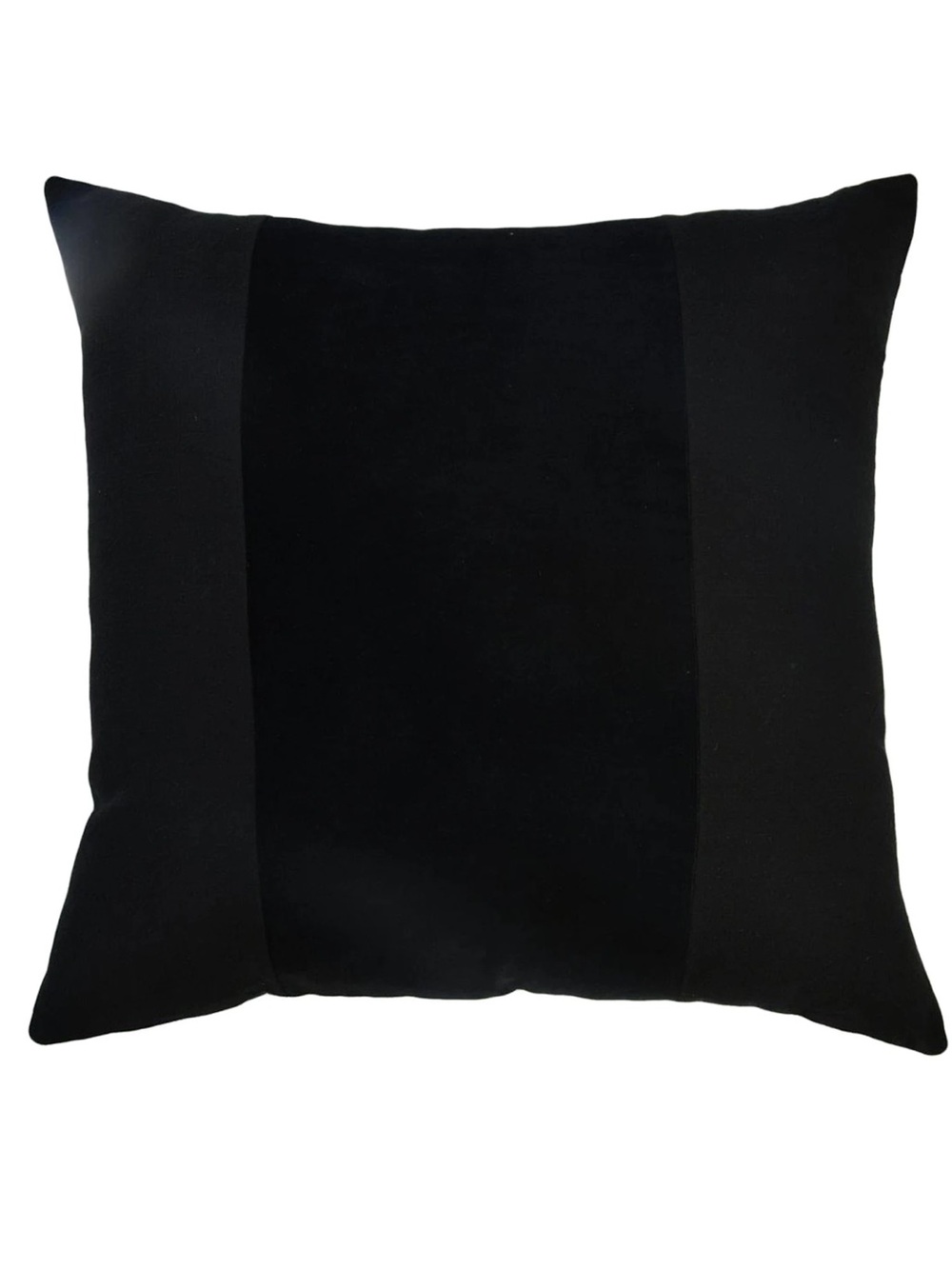 EUC Crosby St exclusively @Home Black Velvet Accent Pillow, 23&1/2” X 24”